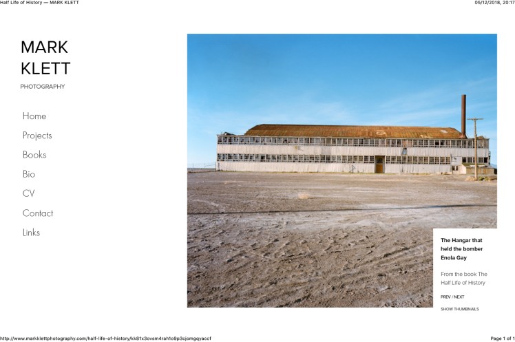 Half Life of History — MARK KLETT